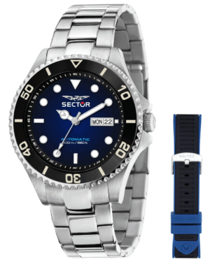 Ρολόι SECTOR 230 Automatic Silver Stainless Steel Bracelet Gift Set