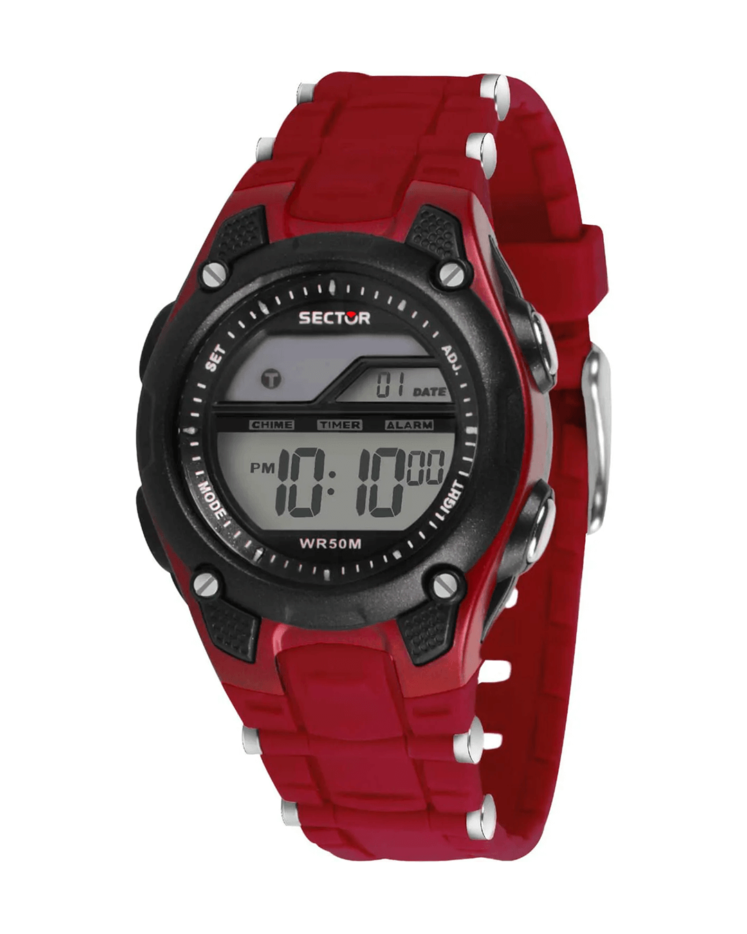 Ρολόι SECTOR EX-13 Chronograph Red Rubber Strap
