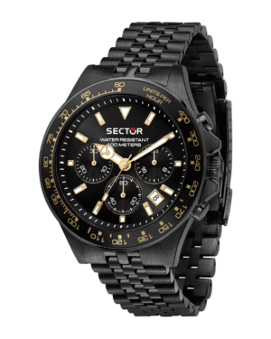 Ρολόι SECTOR 230 Chronograph Black Metallic Bracelet